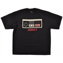 Nintendo Controller Addict Tee Shirt 2XL Plus Size Mens Fashion Video Game