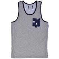 American Flag Tank Top Shirt Mens Authentic July 4th Stars Fashion Navy S-XL