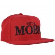 SSUR MOBN Snapback Hat Red Mens