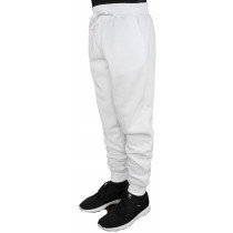 Fleece Sweatpants Jogger Pants White M-6XL Men's Loungewear Pockets Switch NWT