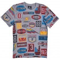 Switch Superior Racing T-Shirt Regular Fit Top Mens Grey