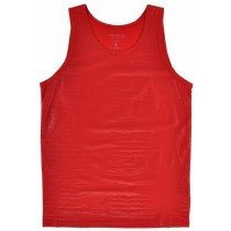 Alligator Tank Top Red Muscle Shirt Faux Leather Polyester Sleeveless S-2XL