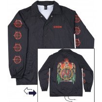 HUF x Ty Dolla $ign Windbreaker Coaches Jacket Black Mens DBC Size Medium