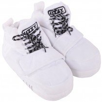 Sneaker Slippers Uzzy Main Stage Laces White High Top Adult 4 to 12.5