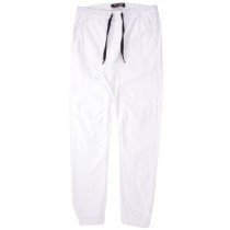 Jogger Pants Stretch Twill Mens Fashion Trousers Solid White WT02 Apparel M-2XL